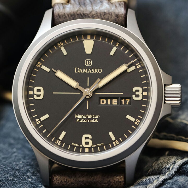 楽天市場】ダマスコ DAMASKO DK36/2 Old Radium 自社製自動巻き 100m 