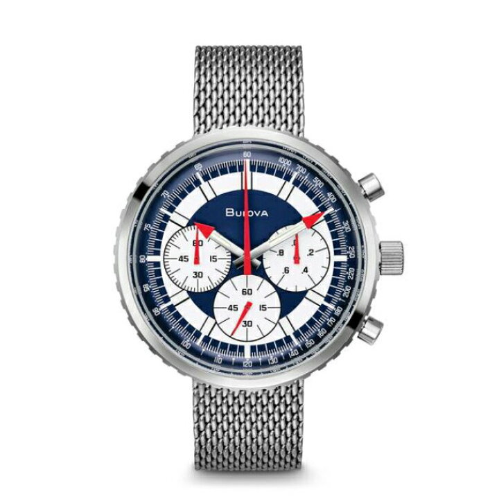 楽天市場】ブローバ BULOVA ヘリテージクロノグラフ 復刻 クォーツ 46