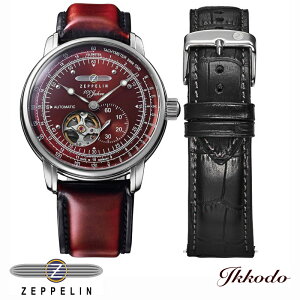 ツェッペリン ZEPPELIN 100周年記念シリーズ 自動巻き 40mm 日本国内正規品 腕時計 2年間メーカー保証 替えベルト付属 7662-7_SET 76627SET