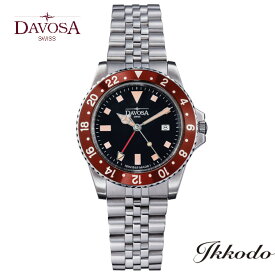 DAVOSA ダボサ Ternos Vintage テルノス ヴィンテージ GMT クォーツ 39mm 10気圧防水 日本国内正規品 2年間メーカー保証 メンズ腕時計 163.500.60 16350060