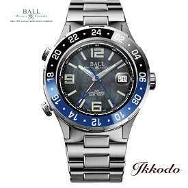 【日本限定100本】【シリアル 6 or 9 選択可能】ボールウォッチ BALL WATCH RoadMaster ロードマスター PILOT GMT パイロットGMT クロノメーター チタンケース 300m防水 40mm 正規品 腕時計 DG3038A-S6CJ-BK【DG3038AS6CJBK】