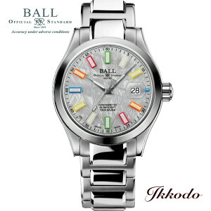 �{�[���E�H�b�` BALLWATCH �G���W�j�AIII �}�[�x���C�g �N���m���[�^�[ 40 ���e�I���C�g ���C���{�[ �������� 904L�X�e�����X �ώ���80,000A/m 100m�h�� �Œ�5�N�ԃ��[�J�[�ۏ� ���K�i �r���v NM9026C-S46