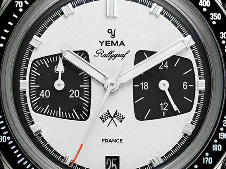 楽天市場 イエマ Yema ラリーグラフパンダ フランス製 クォーツ クロノグラフ 39mm ステンレスケース ブレス ホワイト文字盤 日本国内正規品 メンズ腕時計 2年保証 Ymhf1572 Bm Ymhf1572bm 城下町松本の時計店 一光堂