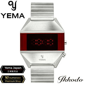 イエマ YEMA イエマ LED クォーツ 10気圧防水 日本国内正規品 メンズ腕時計 男性 紳士2年保証 YMHF1575-AM