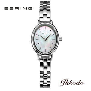 BERING x[O Ladies Unisex Classic Oval Link NVbN I[oN Vo[ fB[X 20×24mm 3Ch rv {Ki 3Nԃ[J[ۏ 11020-704 11020704