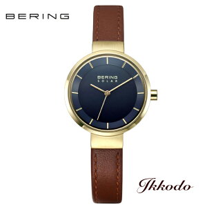 BERING x[O Ladies Scandinavian Solar Navy Blue XJWirA \[[ lCr[u[ fB[ 27mm 5Ch rv {Ki 3Nԃ[J[ۏ 14627-537 14627537