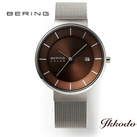 BERING ベーリング SCANDINAVIAN SOLAR スカンジナビアンソーラー ソーラー ペアコレクション 日本限定モデル 39mm 5気圧防水 メンズ腕時計 日本国内正規品 3年間メーカー保証 14639-375-J【14639375J】