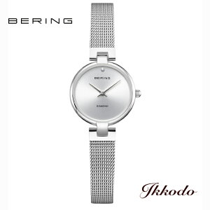 BERING �x�[�����O Classic Diamond Silver �N���V�b�N �_�C�������h �V���o�[ �N�H�[�c 24mm ���f�B�[�X�r���v ���{�������K�i 3�N�ԃ��[�J�[�ۏ� 117724-000 17724000