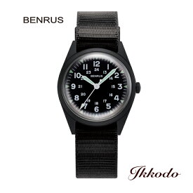 BENRUS ベンラス DTU 2A/P Series クォーツ 34mm 3気圧防水 腕時計 日本国内正規品 1年間メーカー保証 DTU-2A/P-BKBK【DTU2APBKBK】