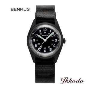 BENRUS �x�����X DTU 2A/P Series �N�H�[�c 34mm 3�C���h�� �r���v ���{�������K�i 1�N�ԃ��[�J�[�ۏ� DTU-2A/P-BKBK�yDTU2APBKBK�z