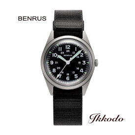 BENRUS ベンラス DTU 2A/P Series クォーツ 34mm 3気圧防水 腕時計 日本国内正規品 1年間メーカー保証 DTU-2A/P-SVBK【DTU2APSVBK】