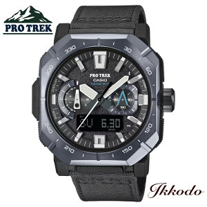 PROTREK �v���g���b�N Climber Line �J�V�I CASIO �\�[���[�d�g 45.8mm 10�C���h�� ���K�i �r���v PRW-B1000B-2JF PRWB1000B2JF