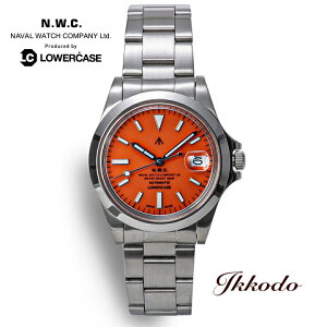 �i�o���E�H�b�` Naval Watch Produced By LOWERCASE ���[���[�P�[�X 39mm �������� 5�C���h�� �A�N�������h �I�����W������ ���K�i �����Y�r���v FRXA016
