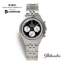 ナバルウォッチ Naval Watch Produced By LOWERCASE ローワーケース 42mm クォーツ 5気圧防水 アクリル風防 ブラック文字盤 正規品 メンズ 腕時計 FRXC012