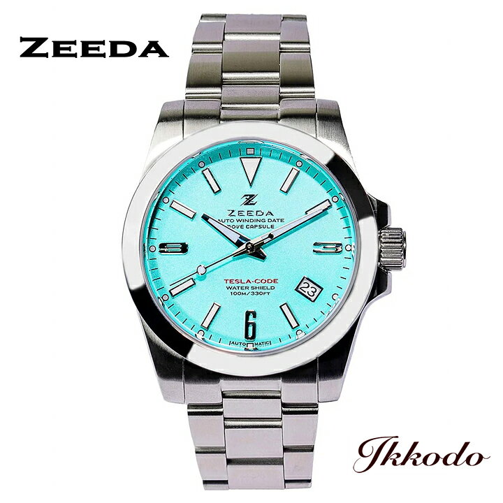楽天市場】生産終了決定 ジーダ ZEEDA テスラコード 自動巻き 38mm 10 