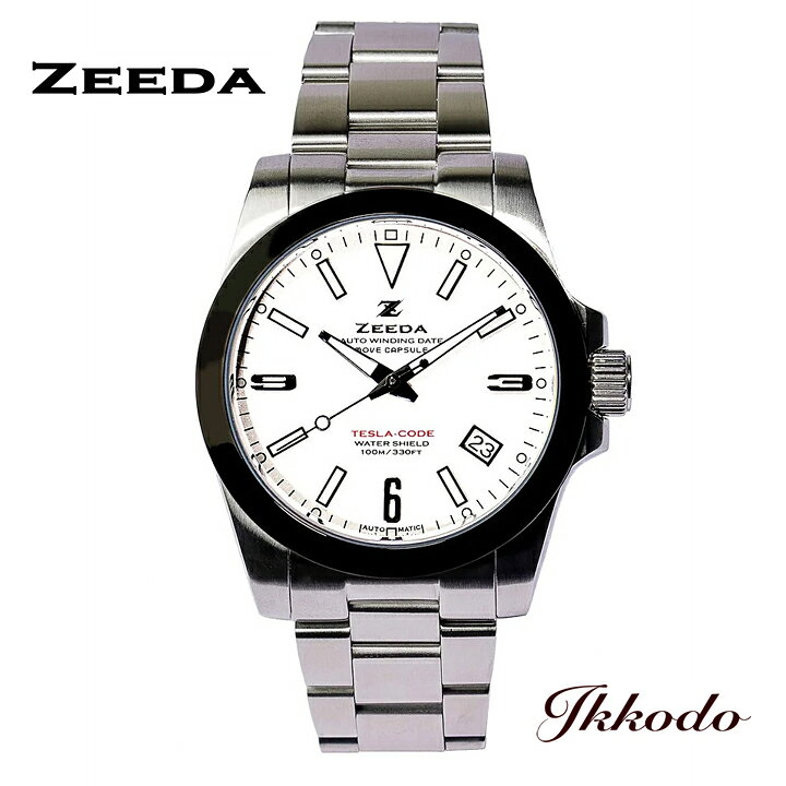 楽天市場】生産終了決定 ジーダ ZEEDA テスラコード 自動巻き 38mm 10 