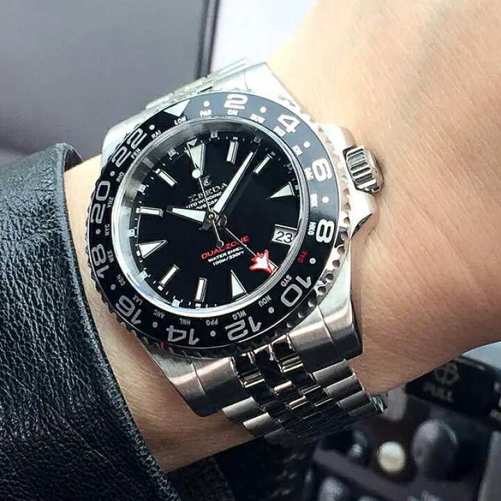楽天市場】ジーダ ZEEDA デュアルゾーン DUAL-ZONE 自動巻き 40mm 10  