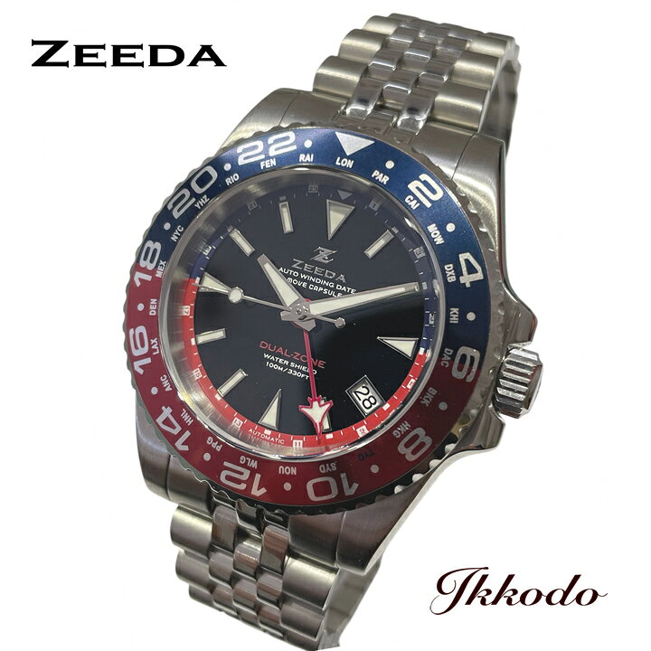 楽天市場】ジーダ ZEEDA デュアルゾーン DUAL-ZONE 自動巻き 40mm 10  
