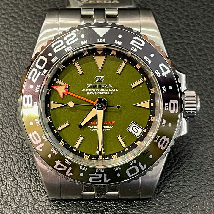 楽天市場】ジーダ ZEEDA デュアルゾーン DUAL-ZONE 自動巻き 40mm 10  