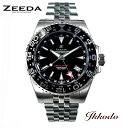 ジーダ ZEEDA デュアルゾーン DUAL-ZONE 自動巻き 40mm 10気圧防水 サファイアガラス 正規品 腕時計 DU-BK【DUBK】