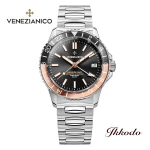 ���F�l�`�A�j�R Venezianico NEREIDE GMT 39mm �������� 20�C���h�� �C�^���A�� 2�N�ۏ� ���{�������K�i 3521504C
