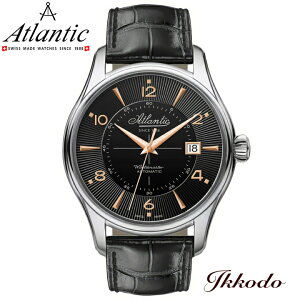 AgeBbN Atlantic Worldmaster 1888 Automatic Vintage Edition 40mm  Ki rv 55750.41.65R 557504165R