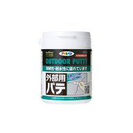 アサヒペン 外部用パテ 225ml D121 ホワイト×5個 DIY 塗料 補修 リフォーム 家庭用 室内 屋内 屋外 プロ…
