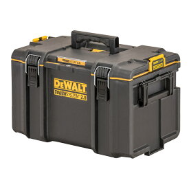 DEWALT デウォルト DWST83342-1 Tough DS400 / タフシステム 工具箱 収納BOX ツールボックス Lサイズ建築 現場 工事 アウトドア 頑丈