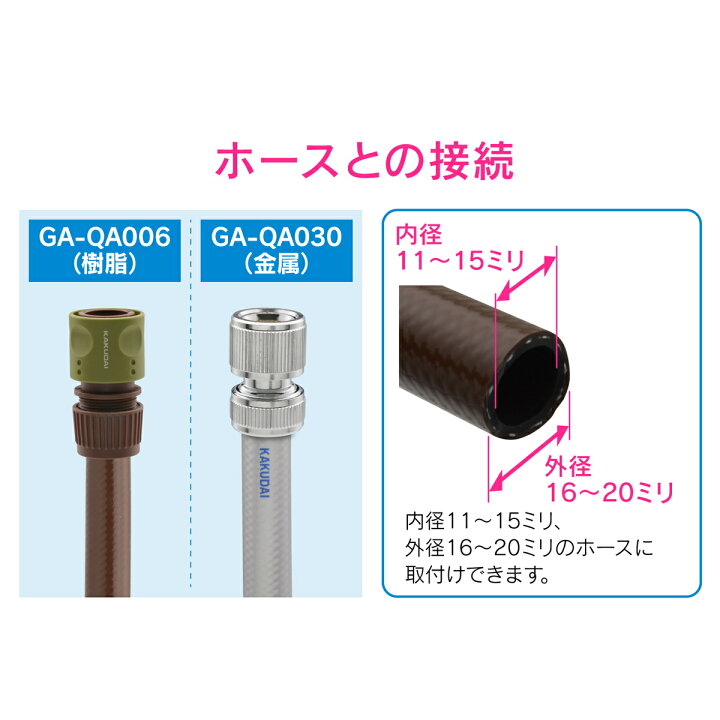 楽天市場】カクダイ GAONA TOTO水栓用ネジ口金 交換用 ワンタッチ 