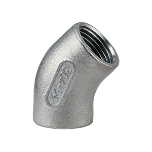 【エントリーでP10倍◆】カクダイ 647-011-40 ステンレス45°エルボ カクダイ KAKUDAI かくだい エルボ 水栓 通気 排水 水周り用品 水周り関連 DIY 部品 消耗品 洗濯機 洗面 トラップ 住宅設備