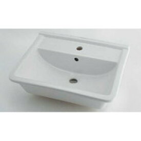 カクダイ DU-0302560000 角型洗面器 1ホール カクダイ KAKUDAI 洗面台 洗面器 ヘッダー パイプ 配管資材 水栓 用品 DIY 日用品 工事用品 管工機材 水道配管資材 水栓 建築資材