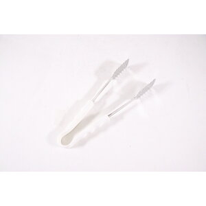 【エントリーでP10倍◆】大泉合成 カラーケーキトングPP柄 ホワイト 燕三条 国産 日本製 キッチン用品 キッチンツール キッチン 調理 調理器具 料理 盛り付け 店 レストラン 料亭 おしゃれ プ