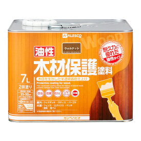 カンペハピオ 油性木材保護塗料 ウォルナット 7L カンペハピオ ハピオセレクト 塗料 ペンキ 水性塗料 油性塗料 鉄部 木部 多用途 屋内 屋外 樹脂 兼用 DIY 防カビ プラスチック コンクリート ブロック