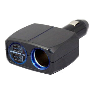 【エントリーでP10倍◆】ダイレクトソケット2USB4.8A USB増設ソケット カーチャージャー スマホ充電器 カー用品 カシムラ USB増設ソケット カーチャージャー スマホ充電器 カー用品 カシムラ