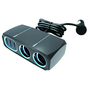 【エントリーでP10倍◆】2連セパレートソケット3USB7.2A USB増設ソケット カーチャージャー スマホ充電器 カー用品 カシムラ USB増設ソケット カーチャージャー スマホ充電器 カー用品 カシム