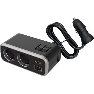 【エントリーでP10倍◆】2連SソケットPD30W/USBレインボー USB増設ソケット カーチャージャー スマホ充電器 カー用品 カシムラ USB増設ソケット カーチャージャー スマホ充電器 カー用品 カシ