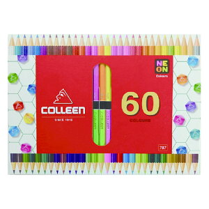 【エントリーでP10倍◆】コーリン鉛筆 787六角 30本60色紙箱入り色鉛筆 絵画 お絵描き 塗り絵 文房具 鉛筆 画材 イラスト スケッチ デッサン 水彩色鉛筆 油性色鉛筆 描画用品 芸術 文具