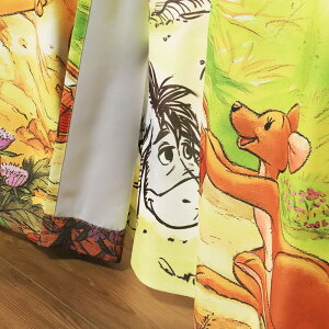 �����V�^ �f�B�Y�j�[ �J�[�e�� �Ռ� 2���g ��100x178cm�� (���܂̃v�[���� �G�H���h���[�v�J�[�e��) �O�b�Y ��l ���� ������� �唻 �A�[�g �O���猩���ɂ��� ���� ���E1�Z�b�g Disney �C�G���[