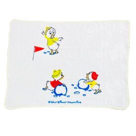 【◆P10倍】モリシタ ディズニー 膝掛け ブランケット (ヒューイ デューイ ルーイ レトロアート 三郷陶器 柔らかフランネル) 可愛い あったか グッズ 毛布 夏 冬 冷房対策 72x100cm アイボリー Disney キャラクター まくらのモリシ