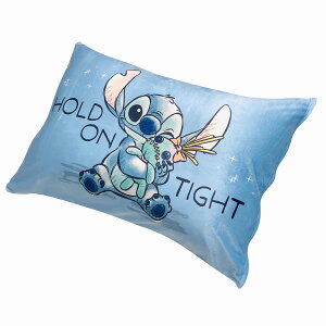 【エントリーでP10倍◆】モリシタ ディズニー 枕カバー (スティッチ スクランプ 親子で使えるピローケース) ブルー 43x63cm グッズ ぬいぐるみ カバー 大人 可愛い 柔らかめ ファスナー式 Disney