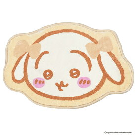 【◆P10倍】モリシタ 玄関マット チェアクッション ちいかわ うさぎ グッズ キャラクター マット 室内用 多用途 滑り止め 小さめ 可愛い 約40cm リボンベージュ まくらのモリシタ 4621700 MORIPiLO