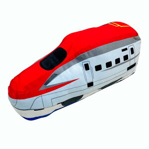 【エントリーでP10倍◆】モリシタ プラレール 抱き枕 (新幹線 こまち ふわふわダイカットクッション 大) ぬいぐるみ グッズ 背もたれ 昼寝枕 レッド 60x23x23cm 可愛い 柔らかめ キャラクター ま