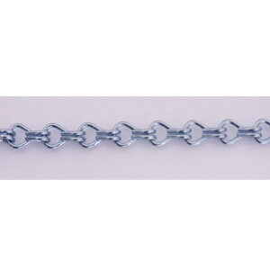 【エントリーでP10倍◆】ニッサチェイン ユニクロ 二重チェン 30m ガーデニング 園芸 庭仕事 外仕事 作業 ワイヤーロープ 吊下げ金具 ハンキング チェーン ワイヤー フック プランター セキュ