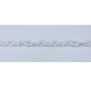 【エントリーでP10倍◆】ニッサチェイン PW40 プラカラーチェイン 30m 白 ガーデニング 園芸 庭仕事 外仕事 作業 ワイヤーロープ 吊下げ金具 ハンキング チェーン ワイヤー フック プランター