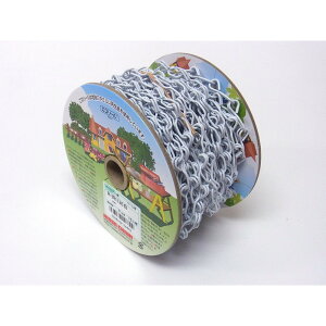 【エントリーでP10倍◆】ニッサチェイン R-IR113E 鉄カラーライト 15m巻 白 ガーデニング 園芸 庭仕事 外仕事 作業 ワイヤーロープ 吊下げ金具 ハンキング チェーン ワイヤー フック プランター