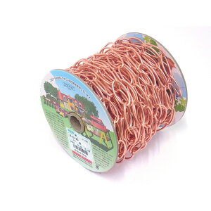 【エントリーでP10倍◆】ニッサチェイン R-IL120 銅鉄ランプ 15m巻 ガーデニング 園芸 庭仕事 外仕事 作業 ワイヤーロープ 吊下げ金具 ハンキング チェーン ワイヤー フック プランター セキュ