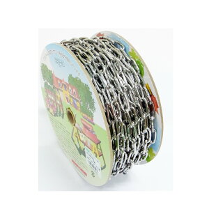 【エントリーでP10倍◆】ニッサチェイン ステンレスヘビーリンク リール巻チェイン ガーデニング 園芸 庭仕事 外仕事 作業 ワイヤーロープ 吊下げ金具 ハンキング チェーン ワイヤー フック