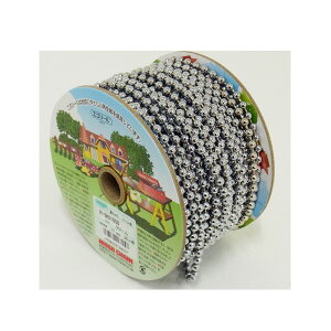 【エントリーでP10倍◆】ニッサチェイン R-BB1050 クロームキボール 30m巻 ガーデニング 園芸 庭仕事 外仕事 作業 ワイヤーロープ 吊下げ金具 ハンキング チェーン ワイヤー フック プランター