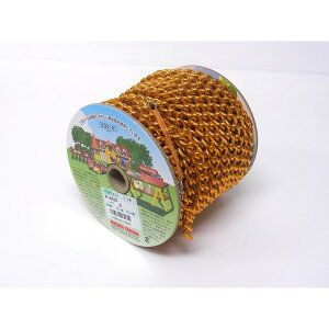 【エントリーでP10倍◆】ニッサチェイン R-AS30 アルミSマンテル 15m巻 金 ガーデニング 園芸 庭仕事 外仕事 作業 ワイヤーロープ 吊下げ金具 ハンキング チェーン ワイヤー フック プランター