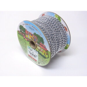 【エントリーでP10倍◆】ニッサチェイン R-AS22 アルミSマンテル 15m巻 銀 ガーデニング 園芸 庭仕事 外仕事 作業 ワイヤーロープ 吊下げ金具 ハンキング チェーン ワイヤー フック プランター